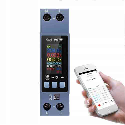 Цифровий Wi-Fi лічильник електроенергії 220В 40А Київ