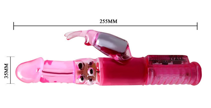 Вибратор с стимулятором клитора и функцией ротации BAILE - Pleasurizer Legend toyz, 8 vibration functions 8 Sex Aura Киев - изображение 9