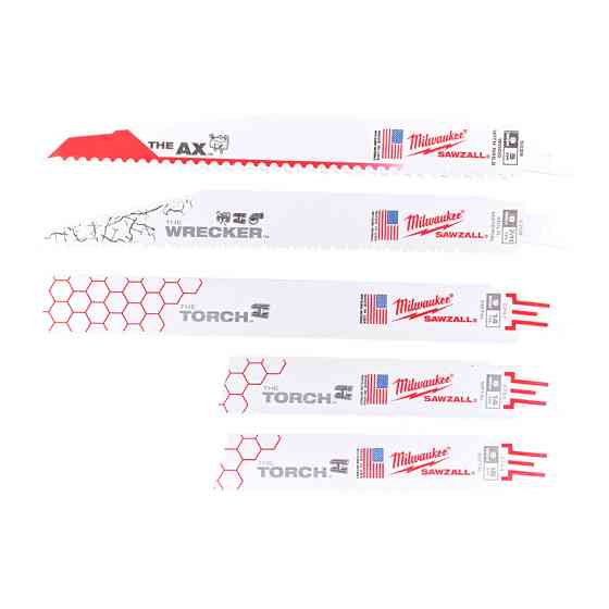 Набір полотен для шабельних пил SAWZALL MILWAUKEE, (5шт) Одеса