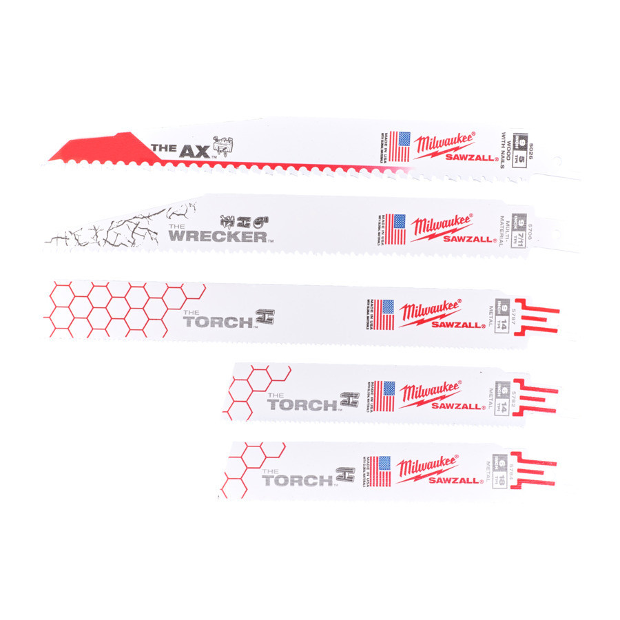 Набор полотен для сабельных пил SAWZALL MILWAUKEE, (5шт) Одесса - изображение 1