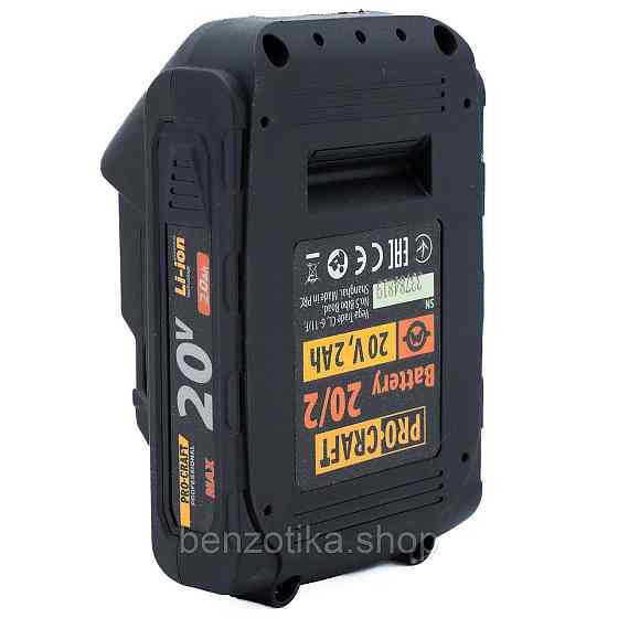 Универсальная Акумуляторна батарея Procraft Battery20/2 (20В, 2Аг) Киев