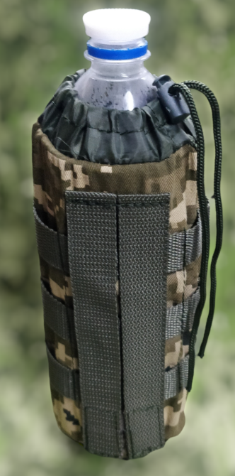 Сумка тактическая под бутылку 1 литр с креплением молли военный чехол на бутылку Одесса - изображение 11