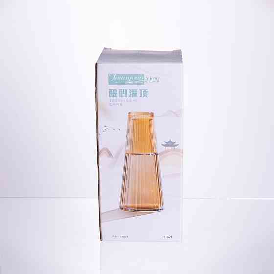 Кувшин з стаканом 800 мл Прозорий Київ