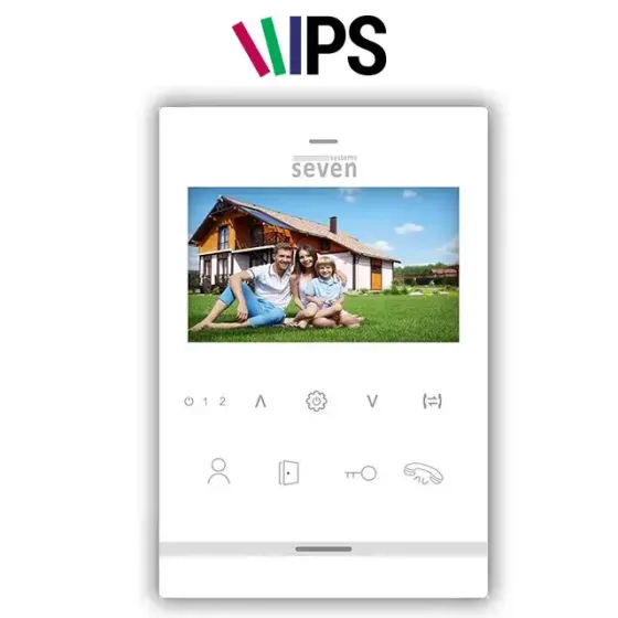 Комплект домофона 4.3 дюйма з електромеханічним замком на калітку SEVEN KD-7840d Київ