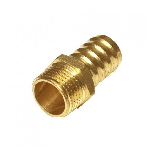 Ніпель 1/2'' зовн-20 латунь (штуцер поливальний) Харків - фото 1