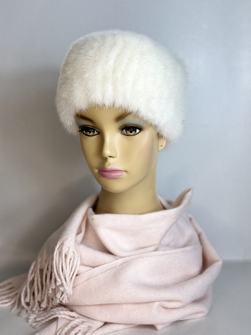 Норкова пов'язка на голову жіноча Білий Харків - фото 3