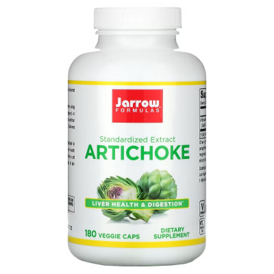 Трави Jarrow Formulas Артишок, Artichoke, 180 вегетаріанських капсул (JRW14062) Вінниця - фото 1