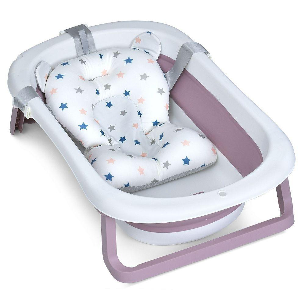 Ванночка дитяча El Camino PLUS Lilac складана з термометром Лілова (ME 1151) Чернигов - изображение 1