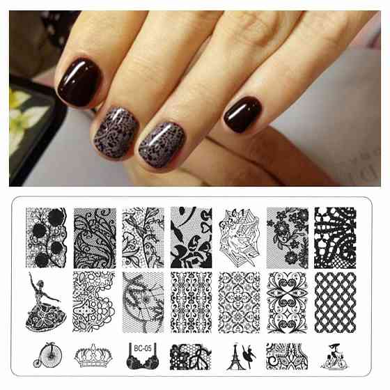 Трафарет для стемпинга Киев