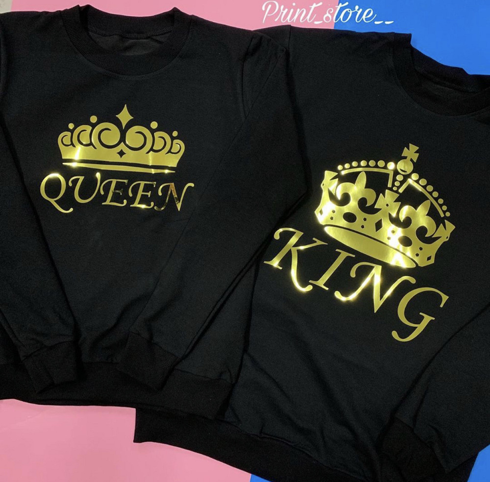 Парные свитшоты для парня и девушки - KING | QUEEN Черновцы - изображение 1