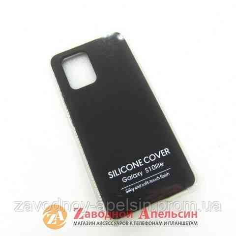 Samsung G770 S10 lite силиконовый чехол Grand (черный) Одесса