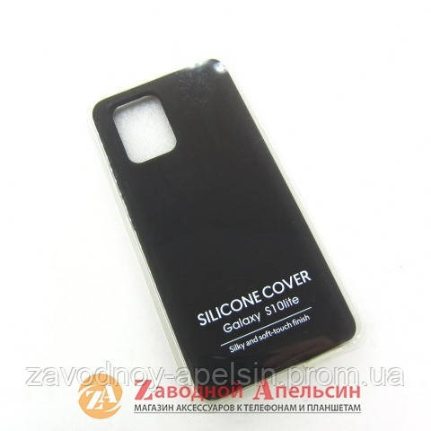 Samsung G770 S10 lite силиконовый чехол Grand (черный) Одесса - изображение 2