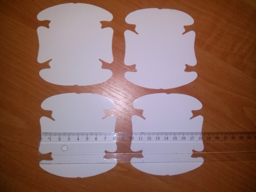 Наклейки для захисту зон під ручками авто від подряпи Київ - фото 1