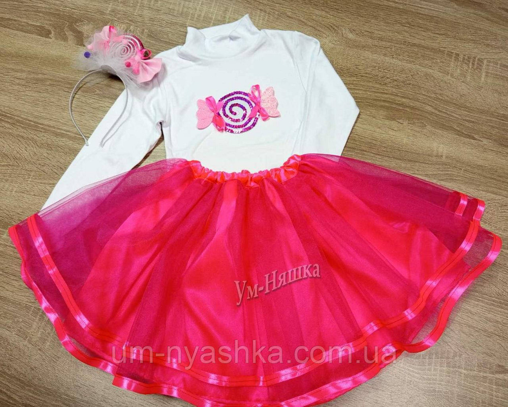 Конфетка Костюм конфетки ЮБКА+НАШИВКА+ОБРУЧ Кривой Рог - изображение 3