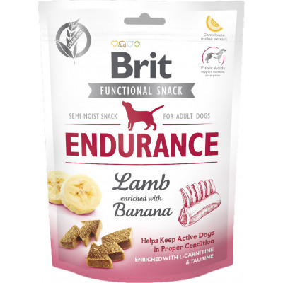 Лакомство для собак Brit Care Endurance ягненок с бананом 150 г (8595602540006) Винница - изображение 1