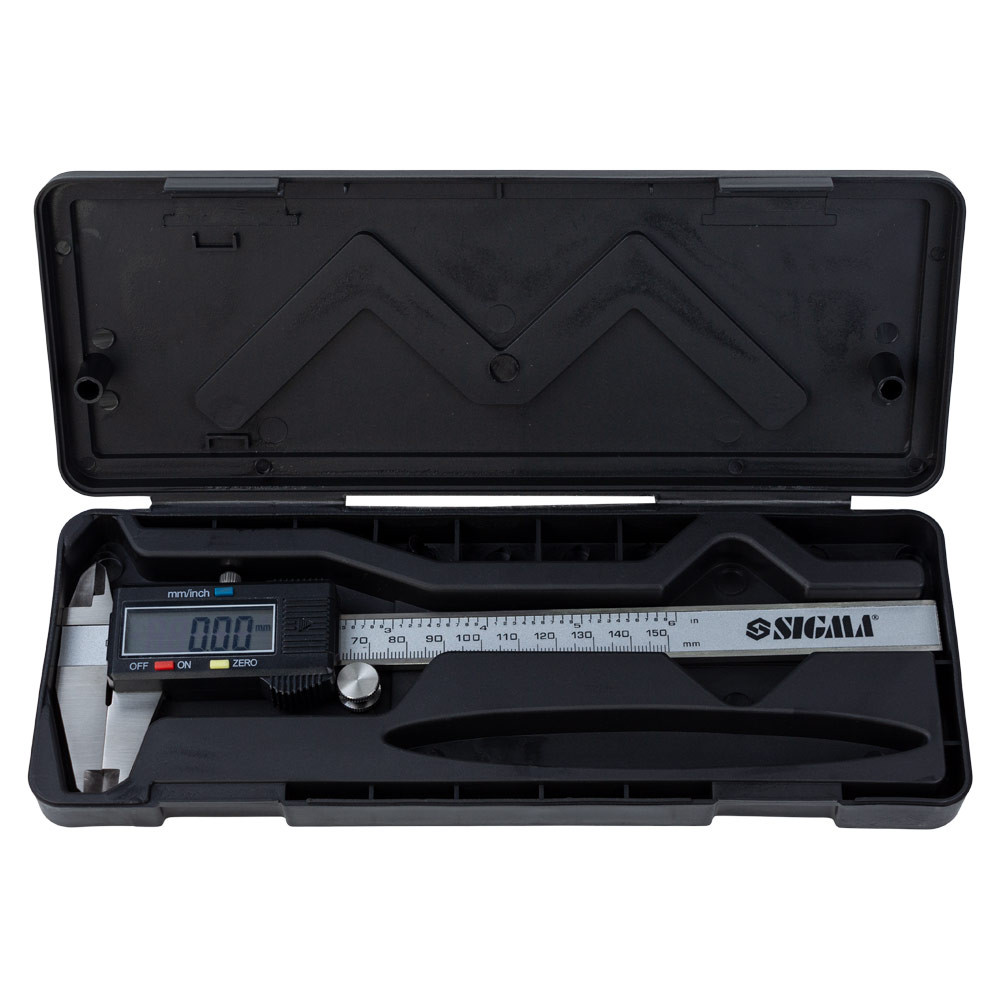 Sigma Штангенциркуль цифровой 150мм точность ±0.02мм (пенал) SIGMA (3923021) Коломия - фото 6