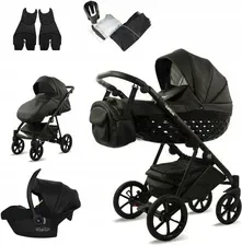 Дитяча коляска Mommo Supreme Czarny Błęboko Spacerowy + Fotelik Київ