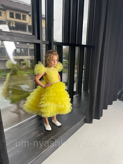 Желтое нарядное платье на девочку костюм Солнышко, Цыпленок, Уточка, Одуванчик Кривой Рог - изображение 7