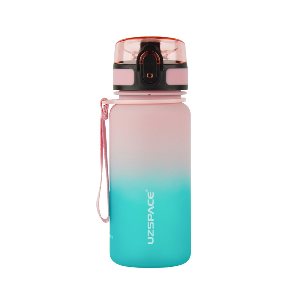 Бутылка для воды UZSPACE 3034(Pink-Blue) 350 мл, розовато-голубая Винница - изображение 1