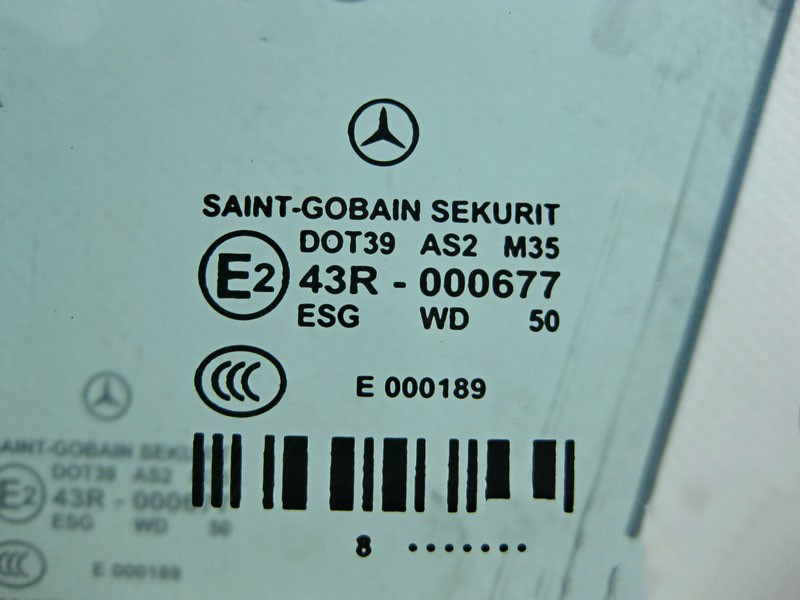 Mercedes-Benz  A2127250710 43R-000677 Скло передніх лівих дверей E-Class W212 Одесса - изображение 2