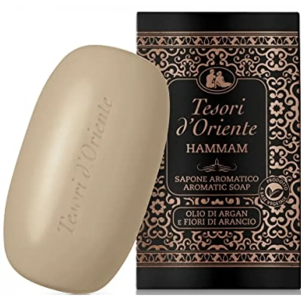 Парфумерне тверде крем-мило Tesori d'Oriente Hammam олія аргана й апельсиновий цвіт 125 г Львів - фото 1