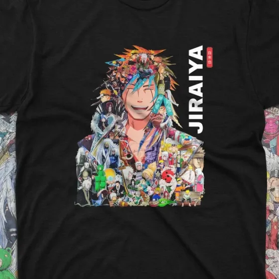 Футболка для подростка мальчика с принтом Наруто Джирайя Манга Размер 160 Anime10342 Днепр