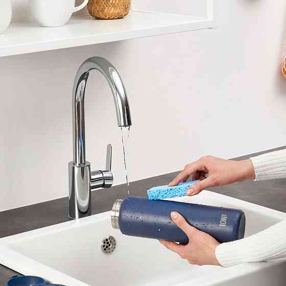 Пляшка для води металева вакуумна ION8 920 мл. Vacuum Insulated, Ash Navy Кам'янське