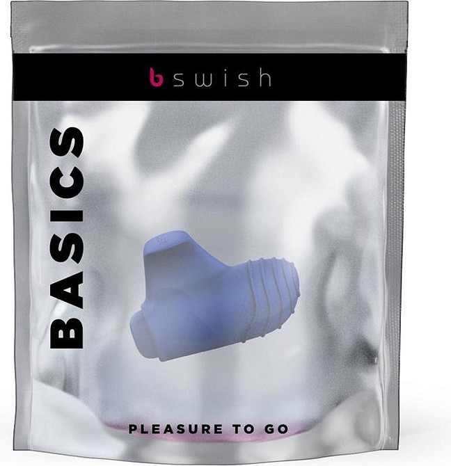Міні-вібратор на палець Blush B Swish Bteased Basic Finger синій Sex Aura Київ - фото 3