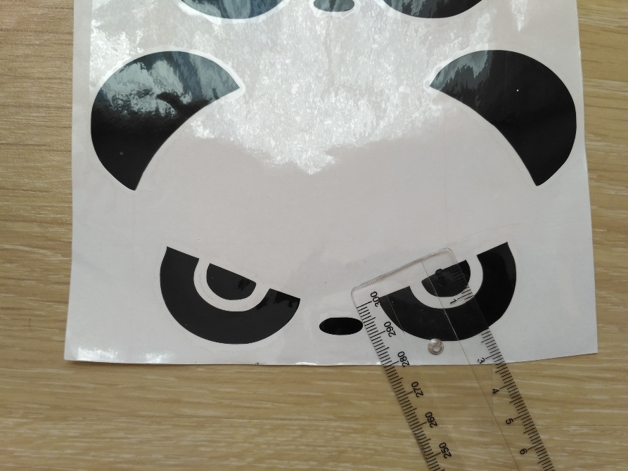 Наклейки на авто Панда Черная на зеркала заднего в Киев - изображение 6