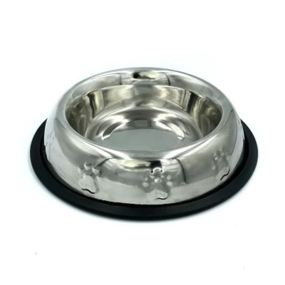 Посуда для собак Lucky Star Миска нескользящая "Belly" с тиснением 20 см (4821526200066) Винница - изображение 1