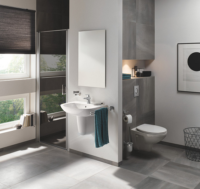 Туалетный ершик настенный в комплекте Grohe Bau Cosmopolitan Neutral (40463001) Черновцы - изображение 2