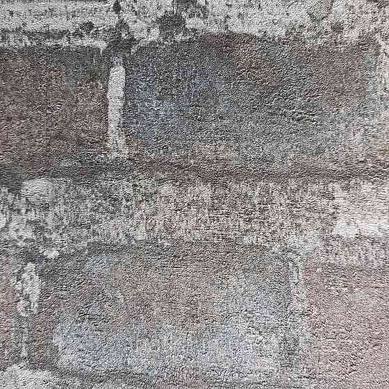 Обои виниловые на флизелине Rasch Factory 0.53х10,05 под кирпич черный серый темно коричневый 428087 Киев
