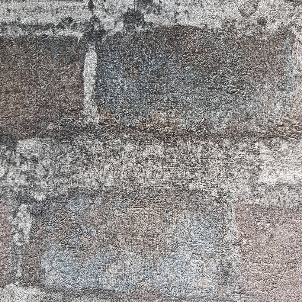 Шпалери вінілові на флізелін Rasch Factory 0.53х10,05 під цеглу чорний сірий темно коричневий 428087 Київ - фото 3