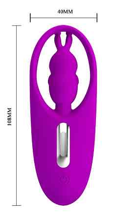 Вибро-стимулятор зайчик с пультом ДУ Pretty Love - Wild Rabbit, BW-022071ZW Sex Aura Киев