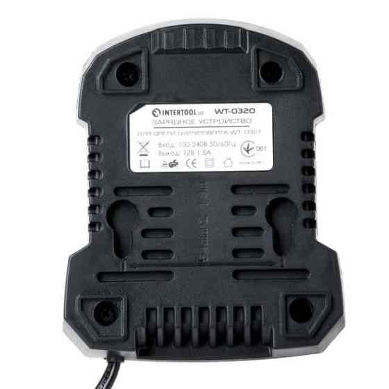 Пристрій зарядний для дриля-шурупокрута Li-Ion 12 В WT-0321 INTERTOOL WT-0320 Київ