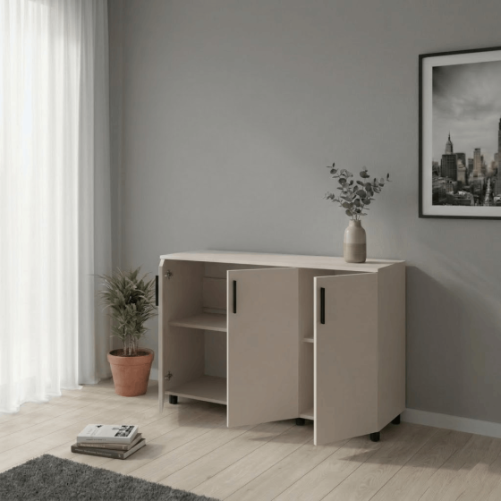 Комод Doros Торн Кашемір 3 ДСП 135х51.6х80 (DRS-012099) Львів
