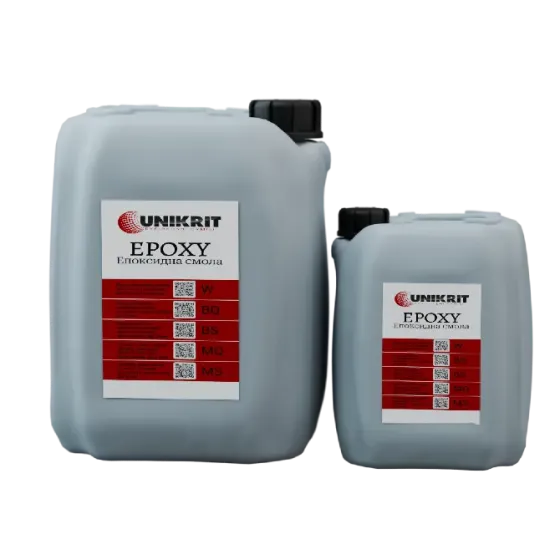 Прозрачная эпоксидная смола для заливок до 50 мм Unikrit Epoxy MS 8кг Харьков