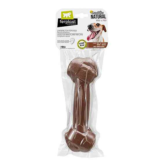 Жевательная косточка для собак с ароматом говядины Ferplast GoodBite Natural Beef (Ферпласт ГудБайт Нэчурал) XL - 250 гр. - 20,5 x 6,6 x h 3,2 cm Запорожье