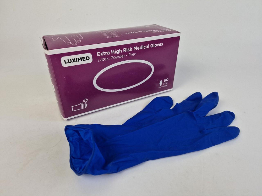 Гумові рукавички "Амбулаторія" LUXIMED 50 шт. (XL) (1 пачка) Харків - фото 1