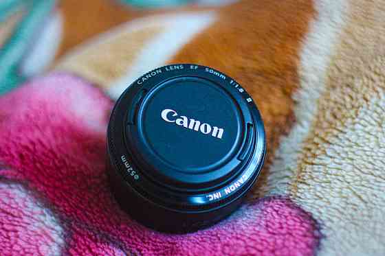 Об'єктив Canon EF 50 mm f 1.8 II світловісний портретний Б/У Київ