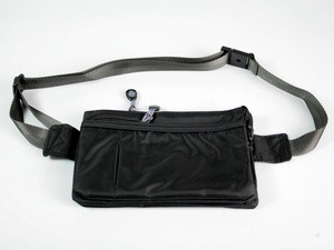 Сумка на пояс чоловіча чорна Київ - фото 1
