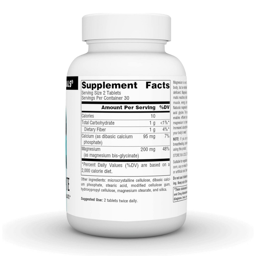 Магній бісгліцинат Source Naturals Magnesium BisGlycinate 60 таб Київ - фото 4