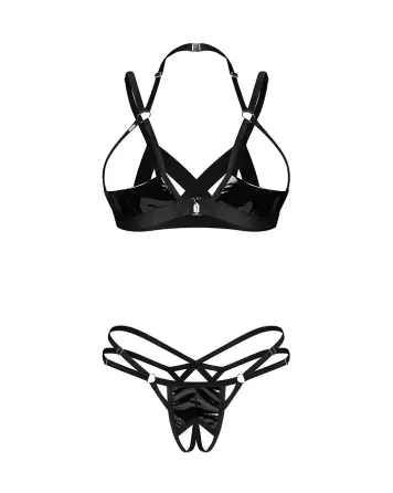 Комплект Obsessive Keira Lise 2-pcs crotchless set S/M Львов