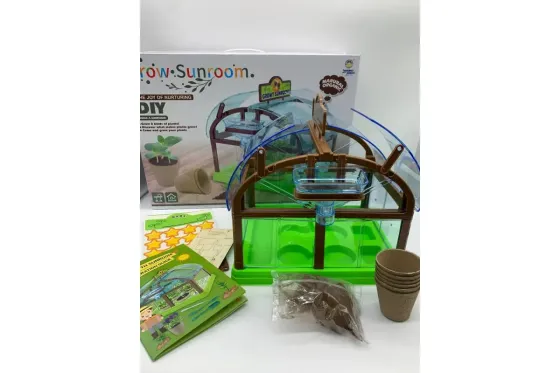 Игровой набор теплица для выращивания растений с семенами и капельным поливом Home made plant GREEN Коломия