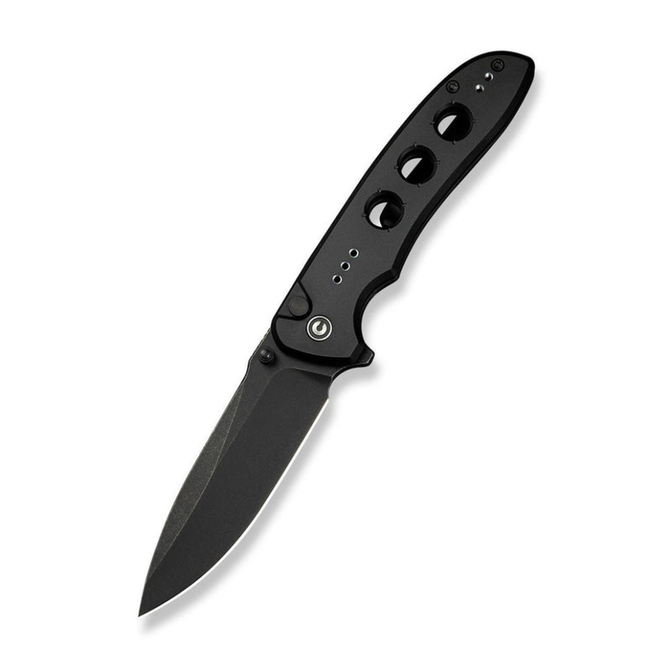 Ніж складаний туристичний Civivi Hyperpulse, (8.9 см) 14C28N / Aluminum чорний Київ - фото 1