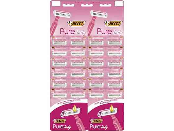 Бритва одноразова 24шт Pure3 Lady Pink (планшет) ТМ BIC Киев