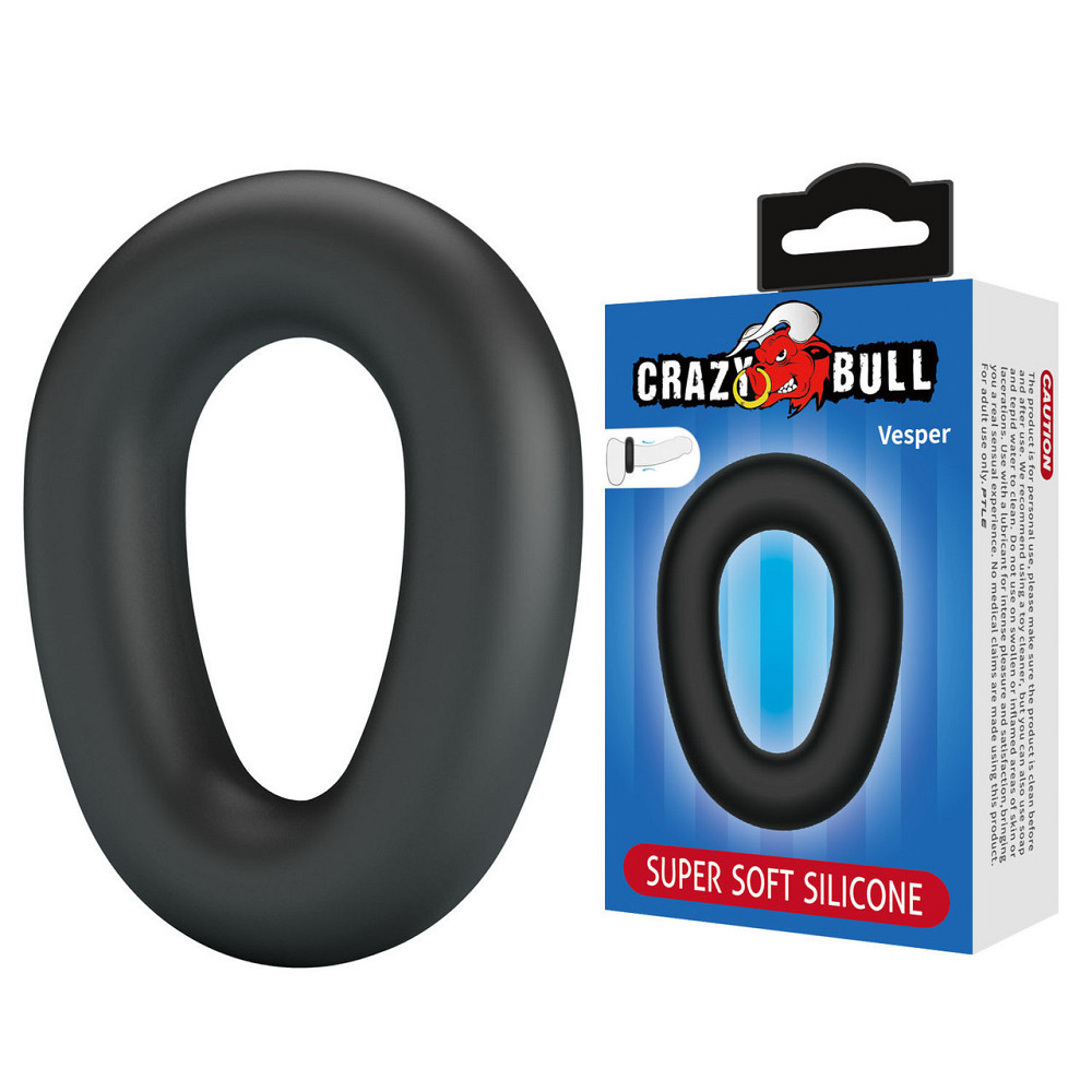 Ерекційне кільце Crazy Bull - Vesper Silicone Cock Ring, BI-210243 Sex Aura Київ - фото 1