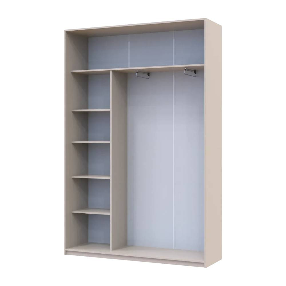 Шкаф-купе Doros Сити Лайт Кашемир 1 ДСП/1 зеркало 150х45х225 (80736356) Днепр - изображение 5