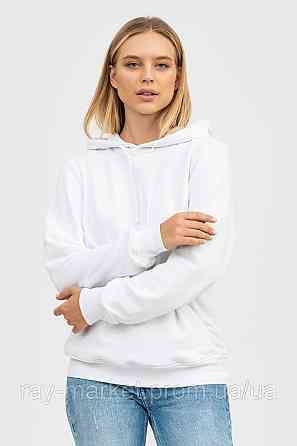 Худі базове утеплене Ray Basic жіноче біле (U0401W-White) XXL Київ