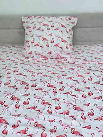 Ecotton Комплект постільної білизни Ecotton полуторний 147х210 см Фламінго білий Киев